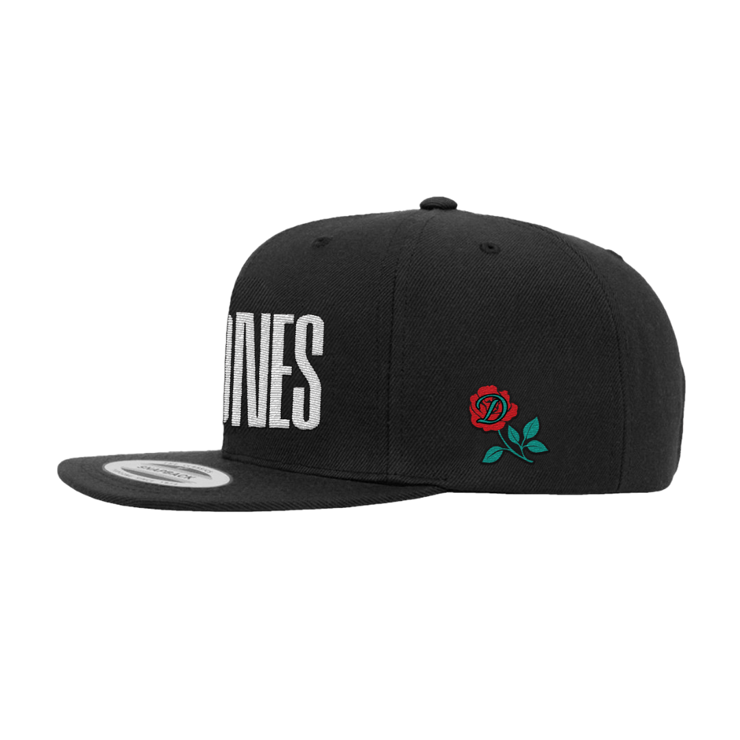 deftones black 2025 side rose hat
