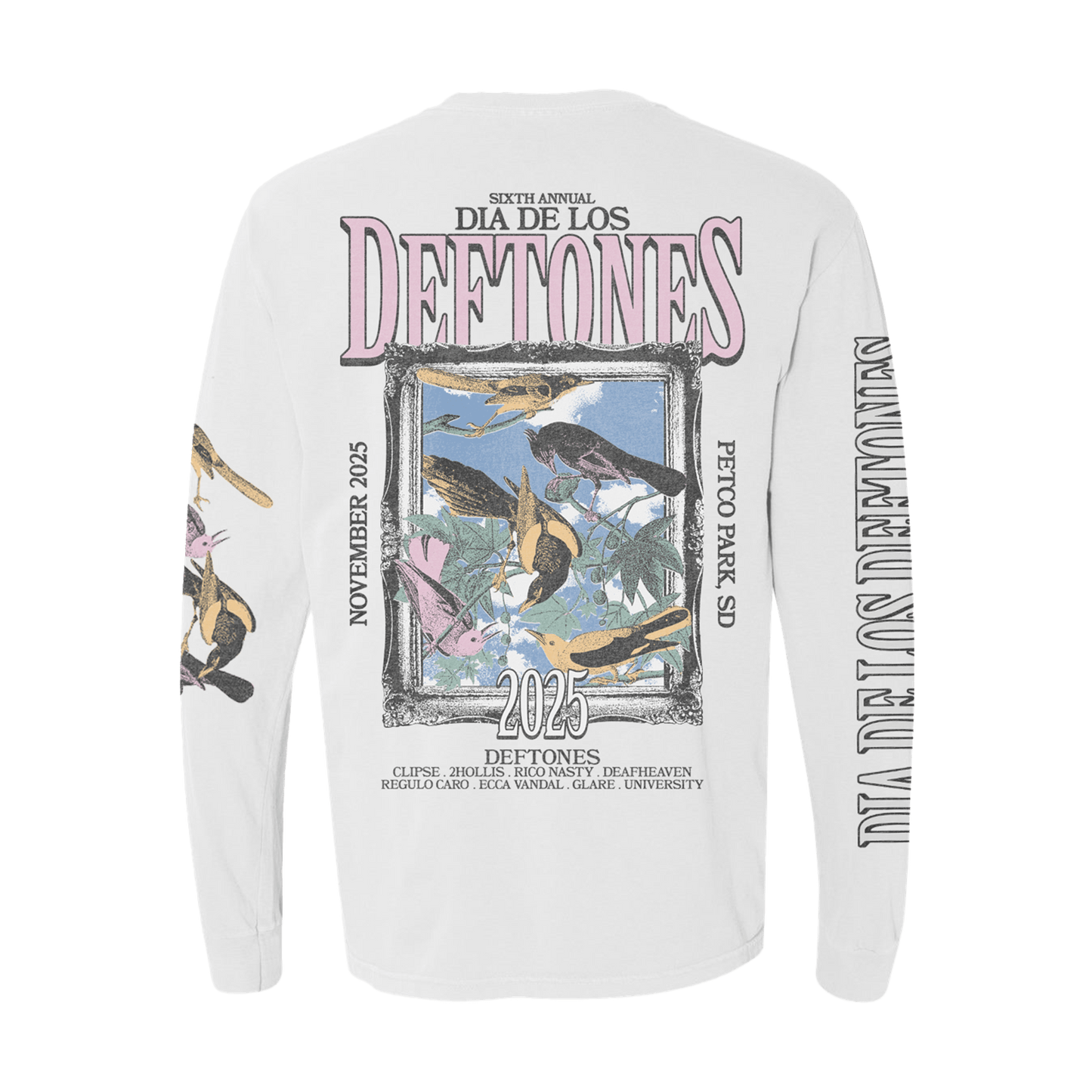 bird frame long sleeve t-shirt