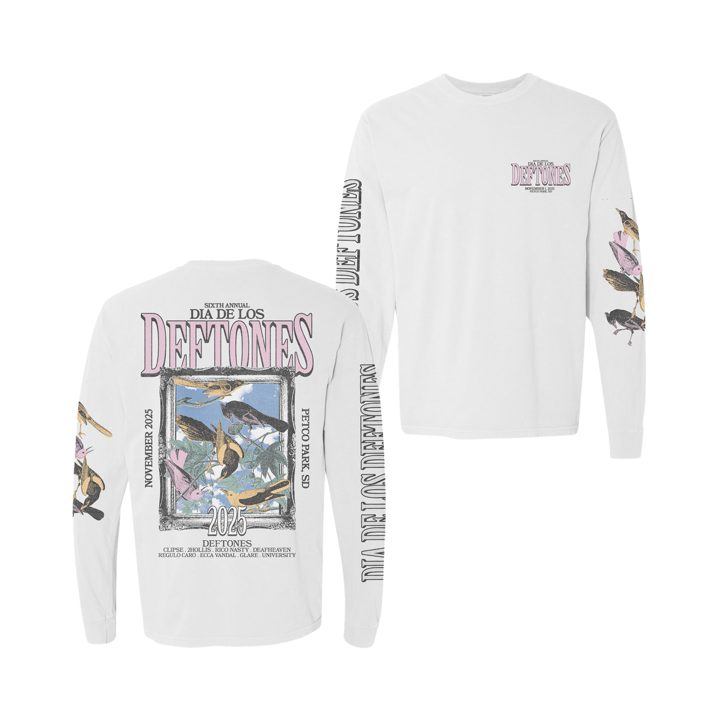 bird frame long sleeve t-shirt