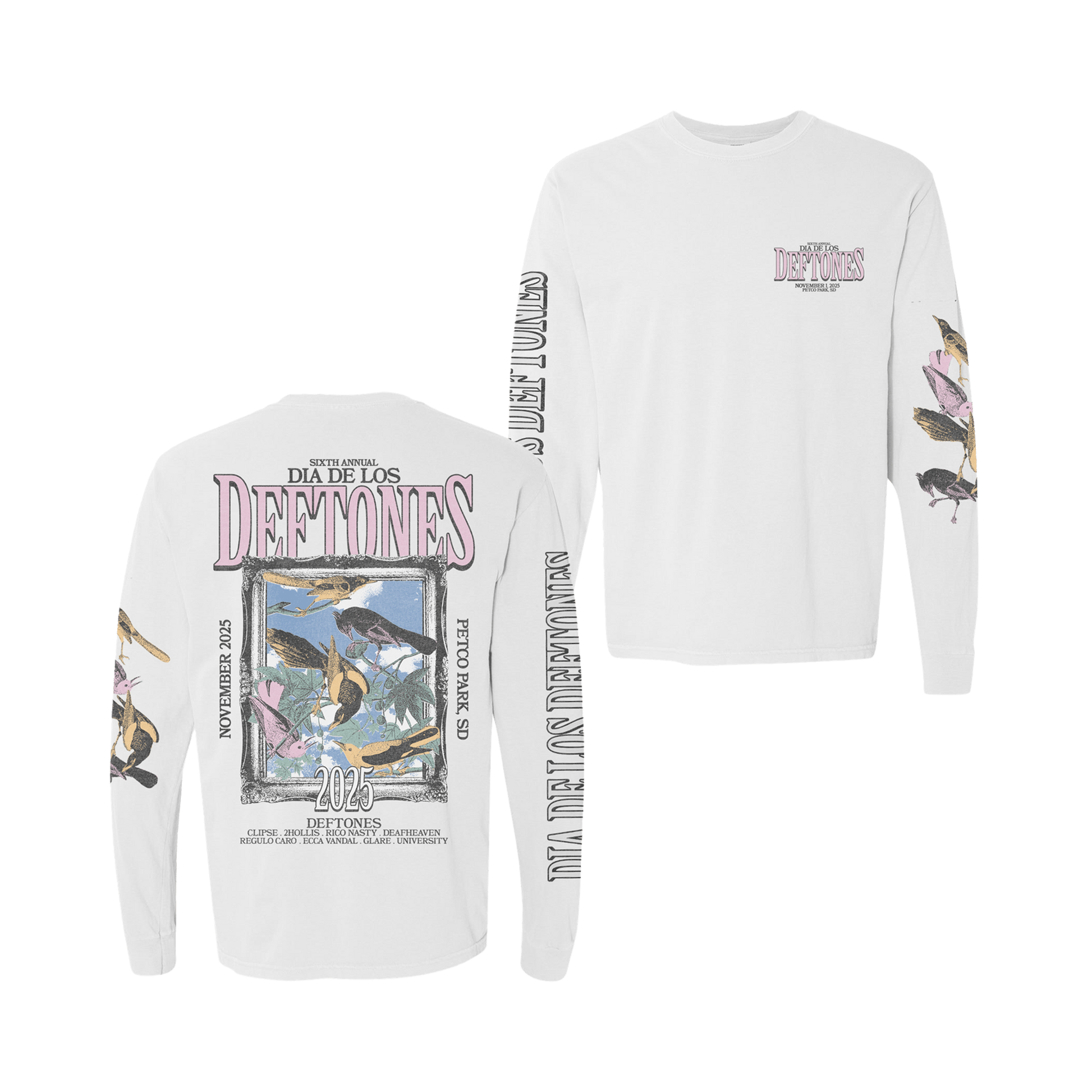 bird frame long sleeve t-shirt