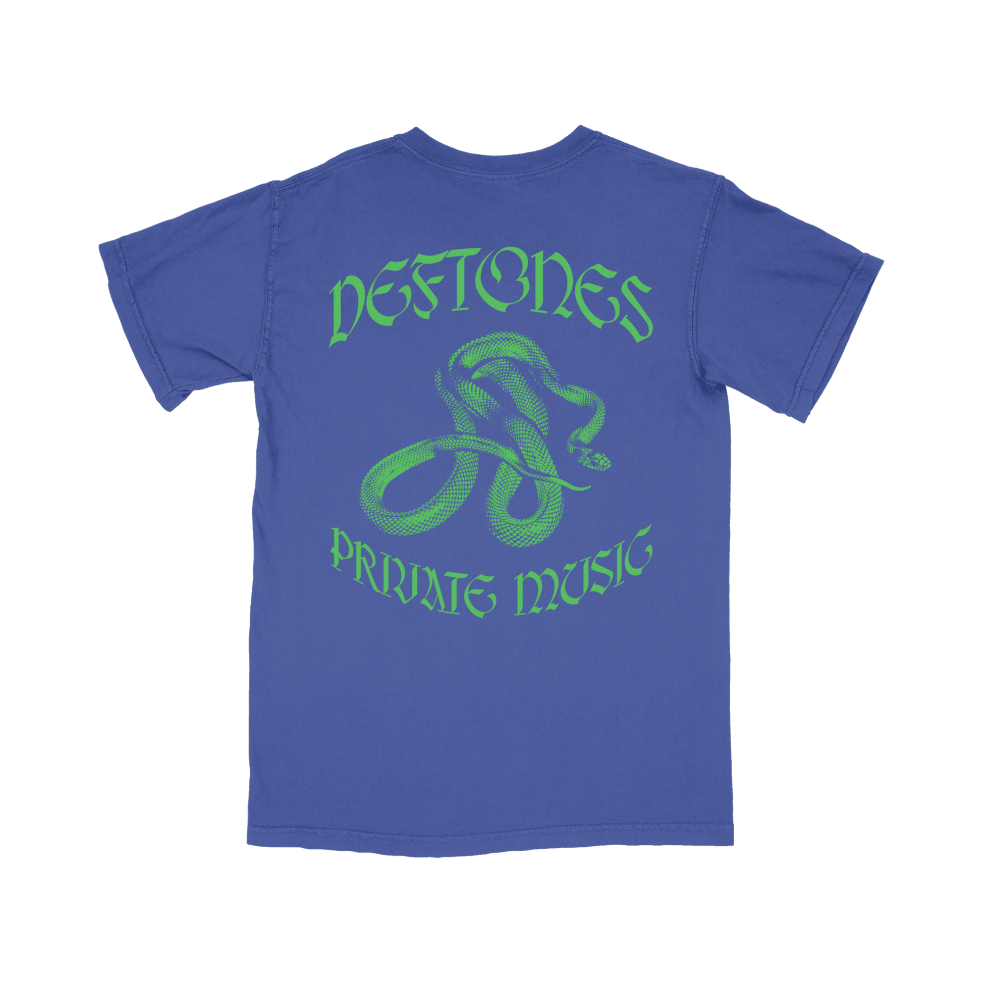 blue private music t-shirt