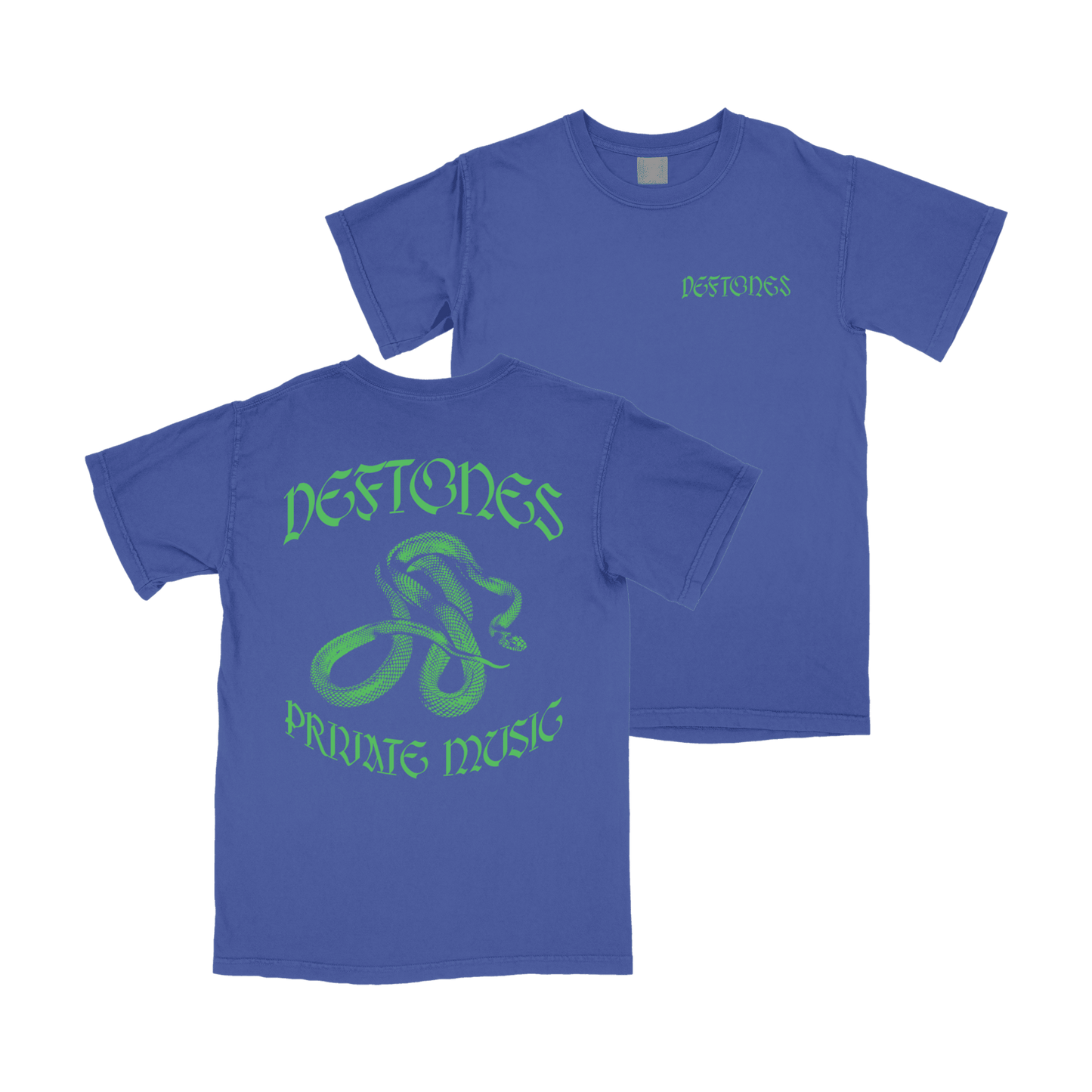 blue private music t-shirt