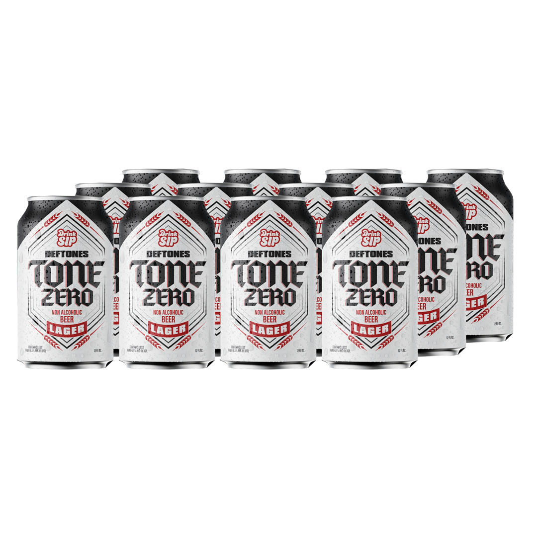 Deftones Tone Zero Non Alcoholic Lager by DrinkSip 12 Pack