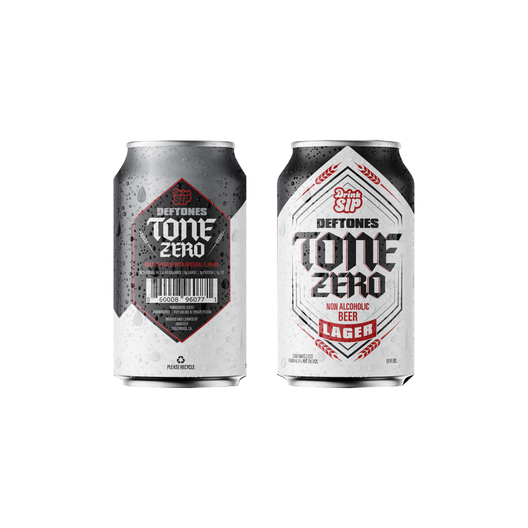 Deftones Tone Zero Non Alcoholic Lager by DrinkSip