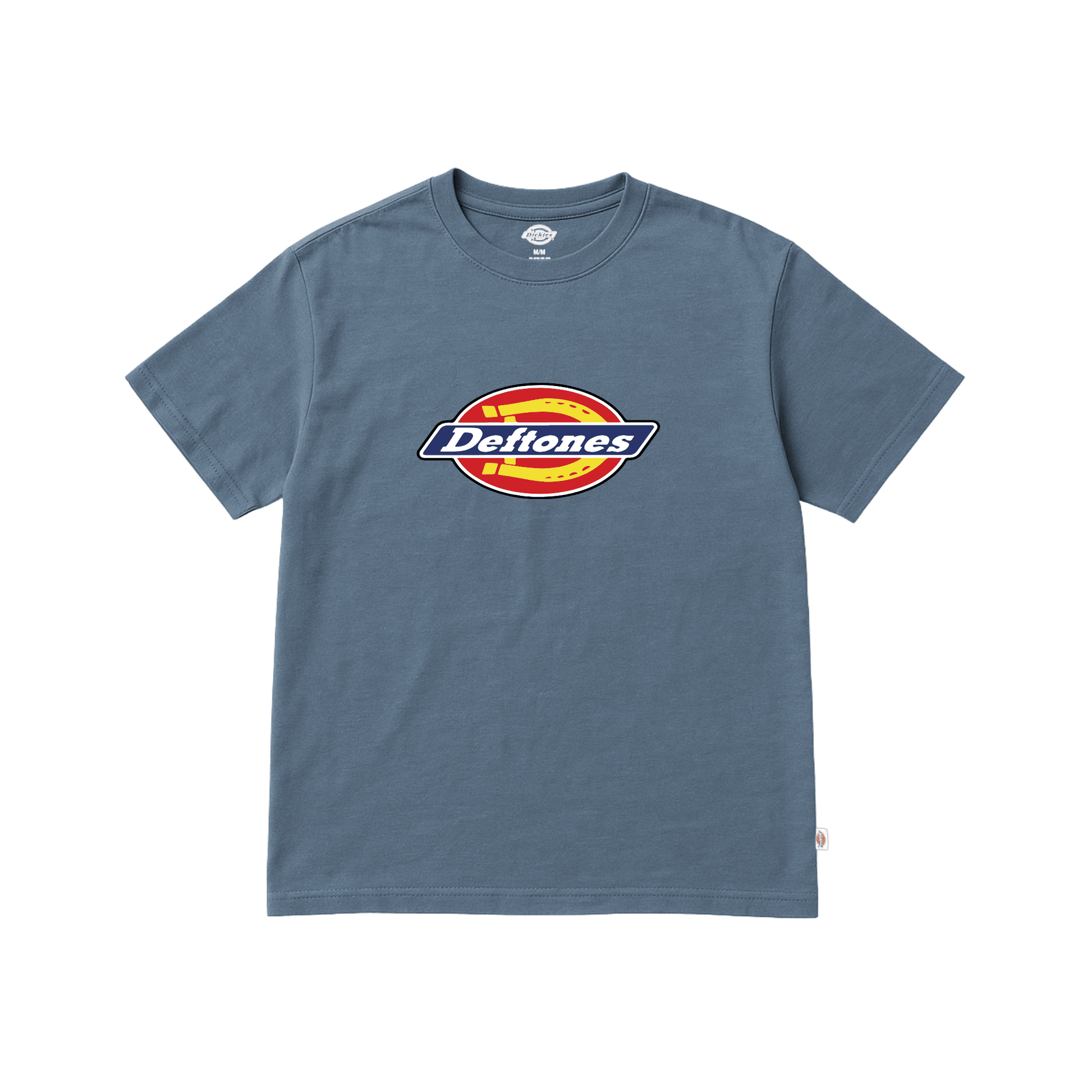 deftones x dickies blue t-shirt