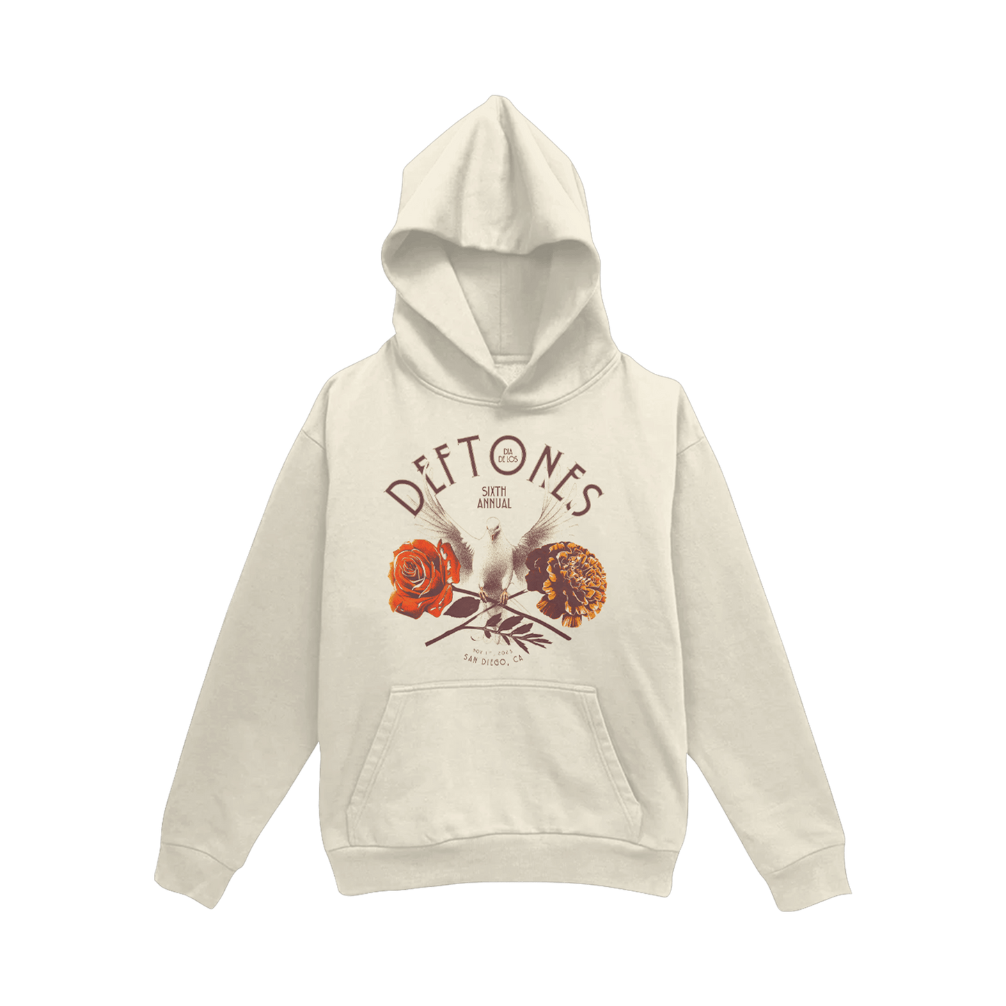 floral dove hoodie