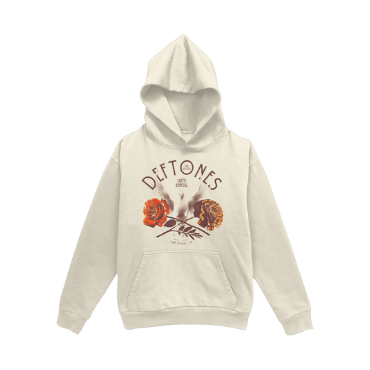 floral dove hoodie