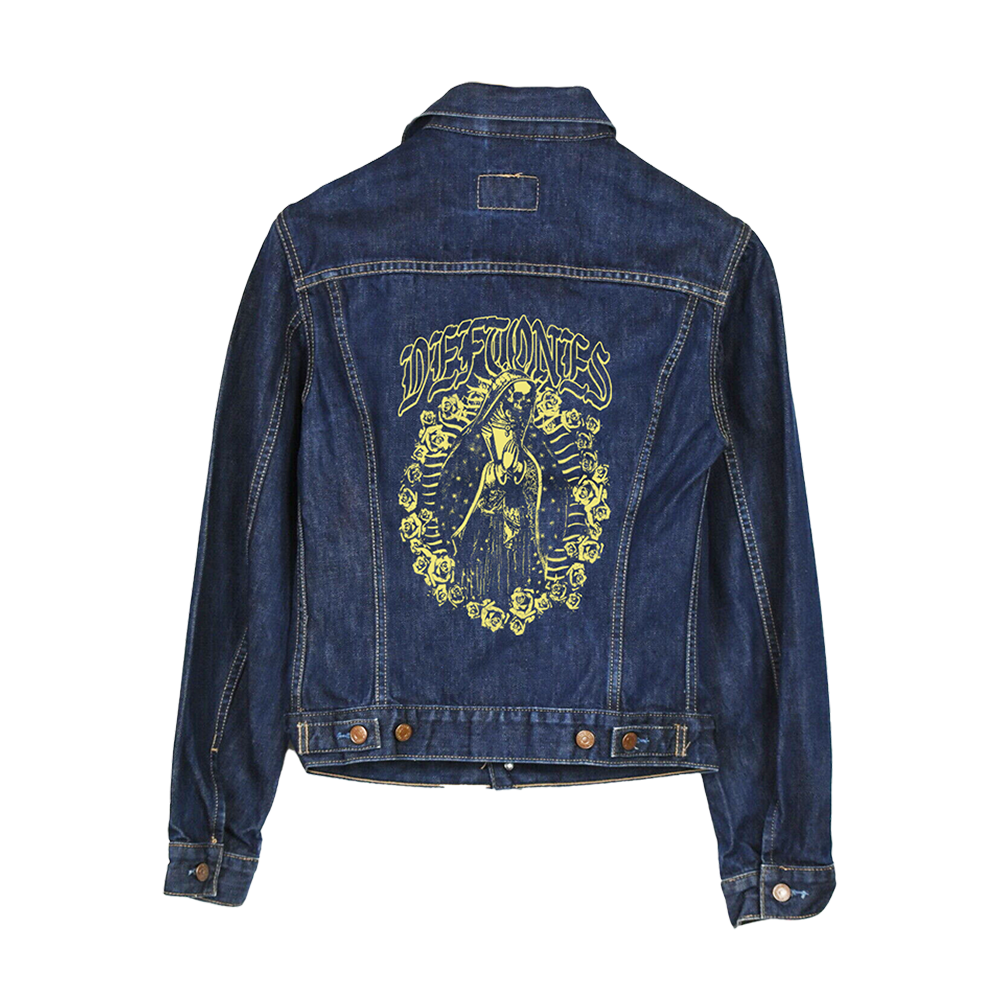 Limited Edition Our Lady Embroidered Levis Denim Coat
