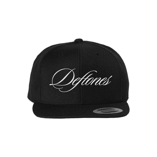 script logo snapback