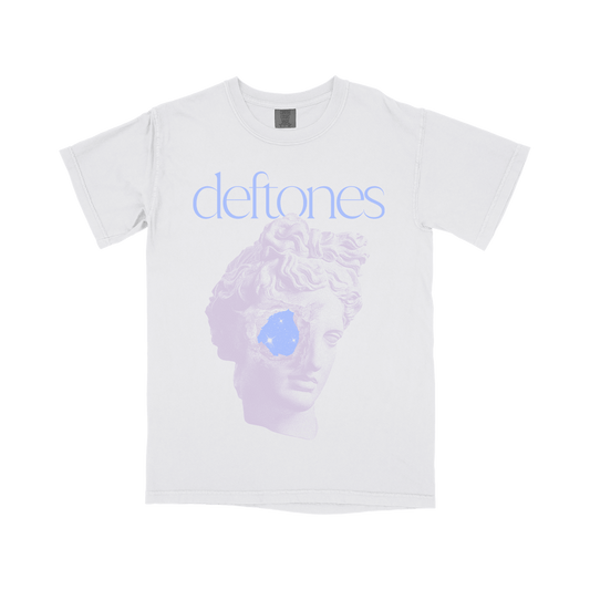 white statue t-shirt