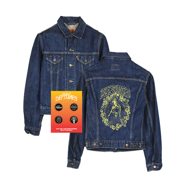 Limited Edition Our Lady Embroidered Levis Denim Coat